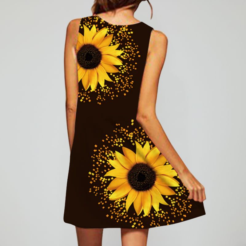Vestido Curto Sem Mangas Karina