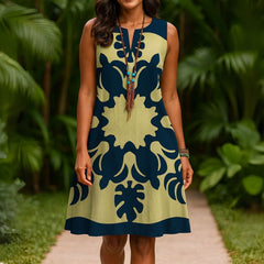 Vestido Curto Sem Mangas Karina