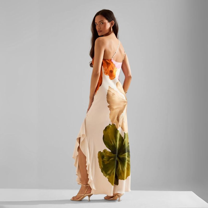 Vestido Feminino Longo Flowers