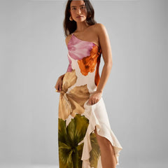 Vestido Feminino Longo Flowers