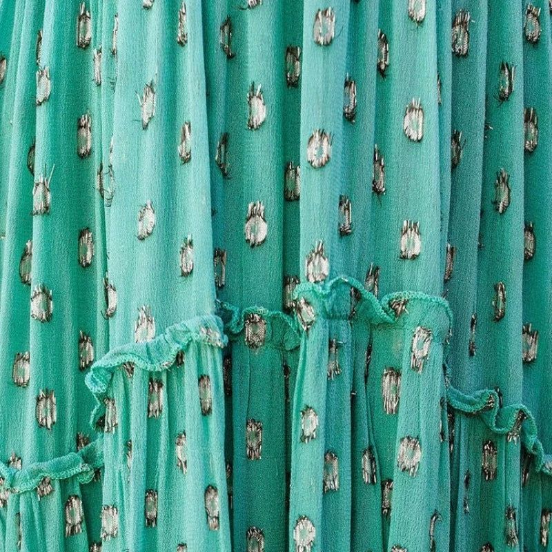 Vestido Longo Verde Água Cyla