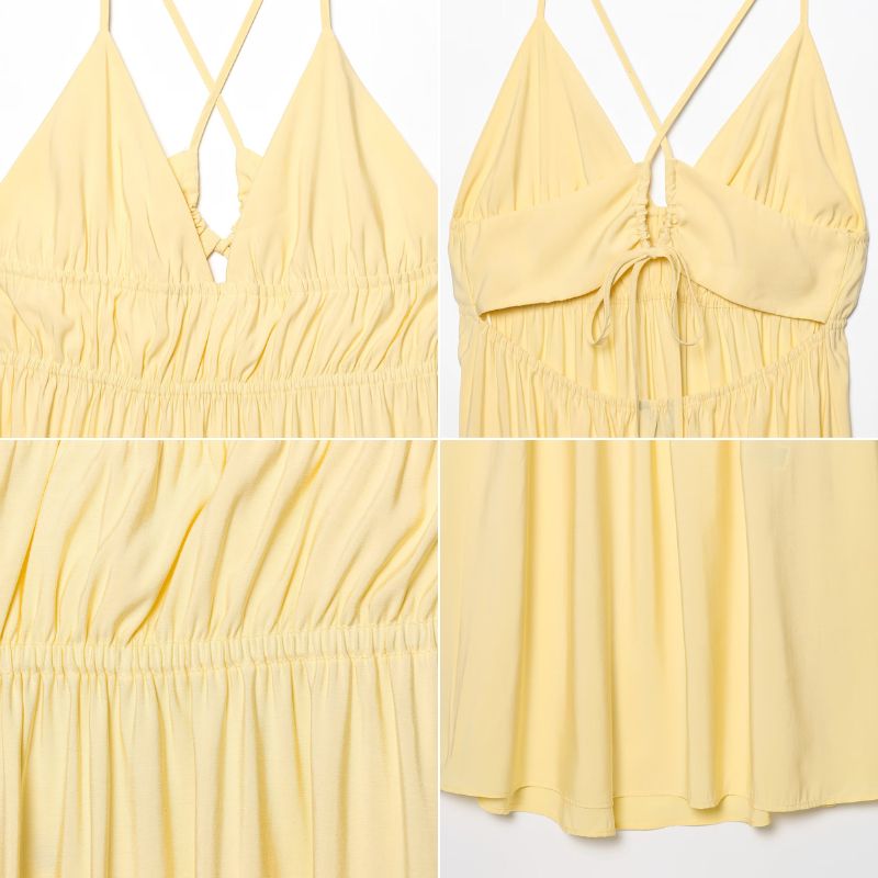 Vestido Midi Amarelo Manteiga Erica