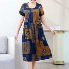 Vestido Midi Fresco Ines Estampa 01 / P (36-38) Vestidoinessembrinde