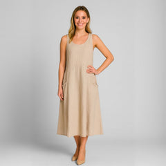 Vestido Midi Linho Verônica
