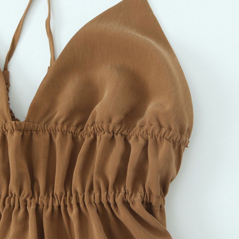 Vestido Midi Mocha Mousse Erica