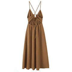 Vestido Midi Mocha Mousse Erica