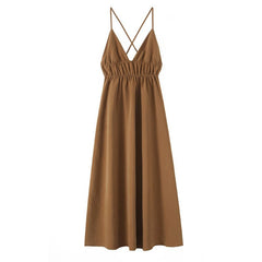 Vestido Midi Mocha Mousse Erica