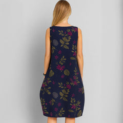 Vestido Midi Soltinho Sem Mangas Hailey