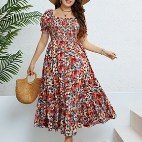 Vestido Midi Floral Anna - Coradon