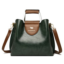 Bolsa Couro Feminina Moderna Verde Bolsamoderna